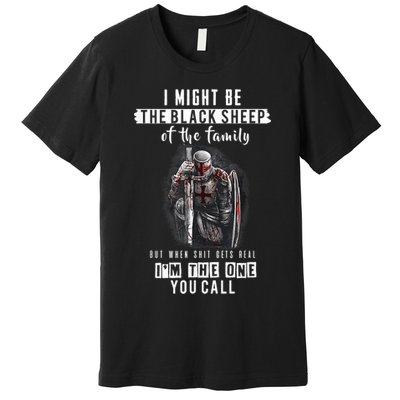 Religious Verse Christian Costume, Crusader Knights Templar Premium T-Shirt