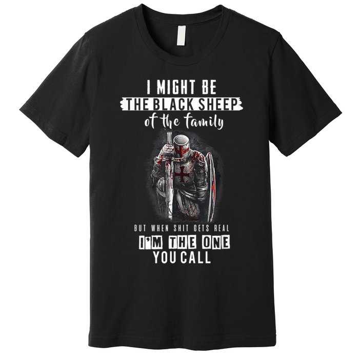 Religious Verse Christian Costume, Crusader Knights Templar Premium T-Shirt