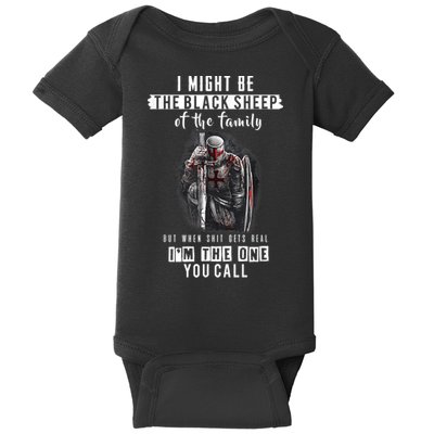 Religious Verse Christian Costume, Crusader Knights Templar Baby Bodysuit