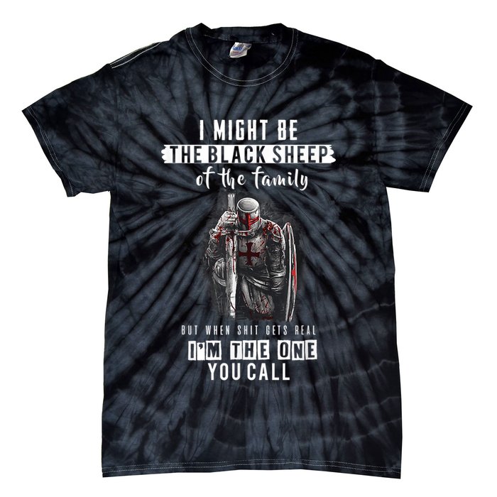 Religious Verse Christian Costume, Crusader Knights Templar Tie-Dye T-Shirt