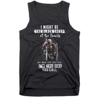 Religious Verse Christian Costume, Crusader Knights Templar Tank Top