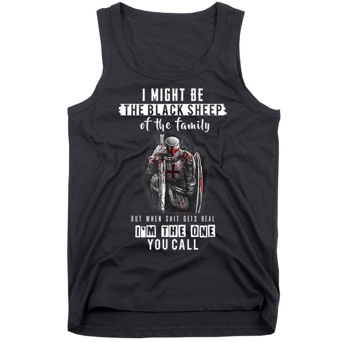 Religious Verse Christian Costume, Crusader Knights Templar Tank Top