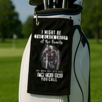 Religious Verse Christian Costume, Crusader Knights Templar Golf Towel