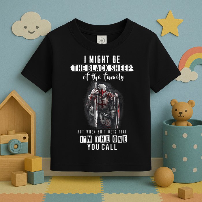 Religious Verse Christian Costume, Crusader Knights Templar Toddler T-Shirt