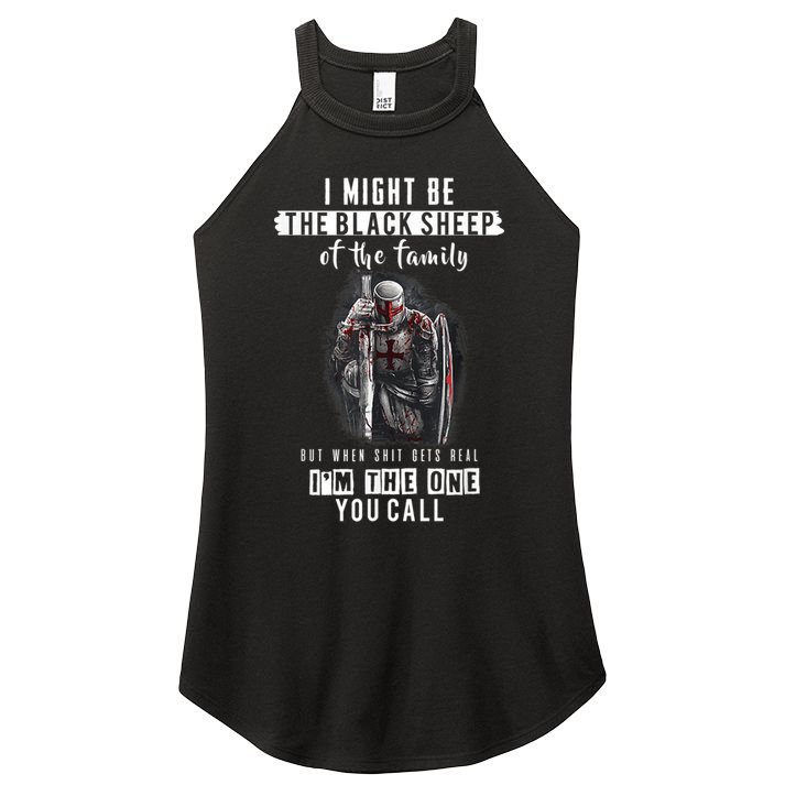 Religious Verse Christian Costume, Crusader Knights Templar Women's Perfect Tri Rocker Tank