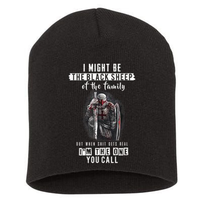 Religious Verse Christian Costume, Crusader Knights Templar Short Acrylic Beanie