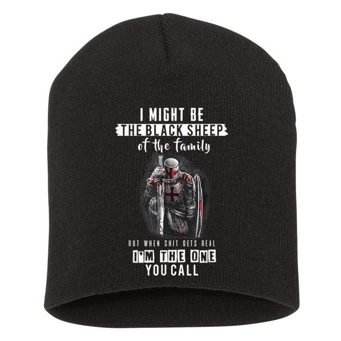 Religious Verse Christian Costume, Crusader Knights Templar Short Acrylic Beanie