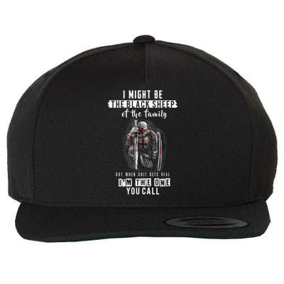 Religious Verse Christian Costume, Crusader Knights Templar Wool Snapback Cap