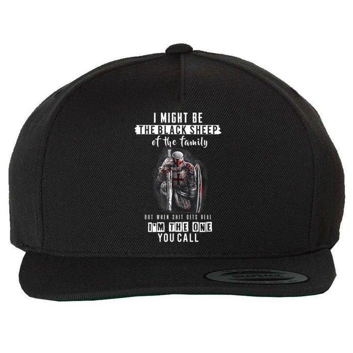 Religious Verse Christian Costume, Crusader Knights Templar Wool Snapback Cap