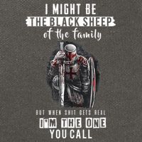 Religious Verse Christian Costume, Crusader Knights Templar Cotton Canvas Backpack