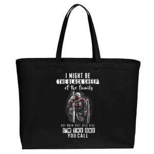 Religious Verse Christian Costume, Crusader Knights Templar Cotton Canvas Jumbo Tote