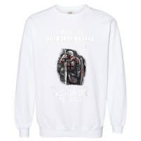 Religious Verse Christian Costume, Crusader Knights Templar Garment-Dyed Sweatshirt