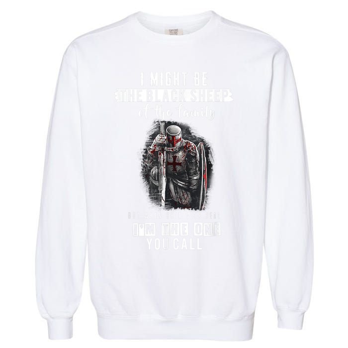 Religious Verse Christian Costume, Crusader Knights Templar Garment-Dyed Sweatshirt