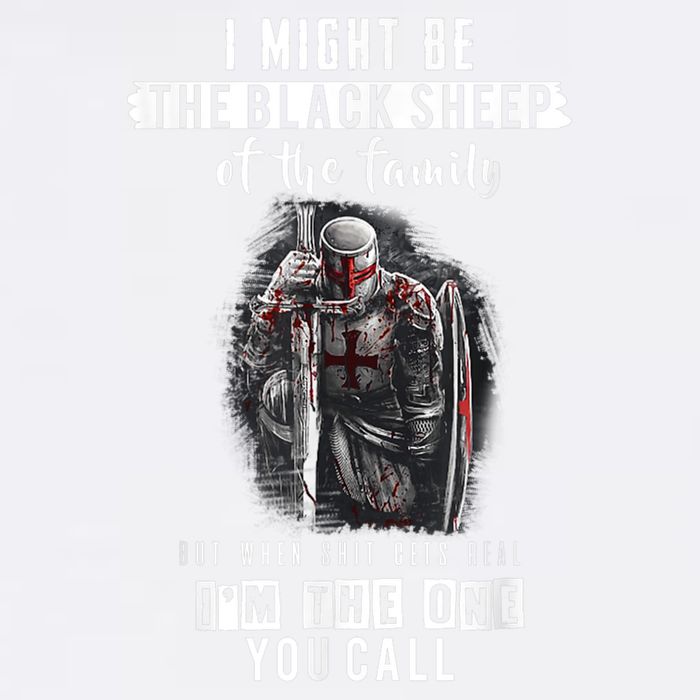 Religious Verse Christian Costume, Crusader Knights Templar Garment-Dyed Sweatshirt