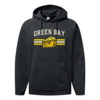 Retro Vintage Cheesehead Performance Fleece Hoodie