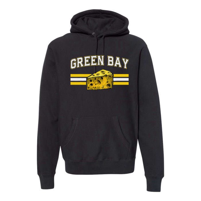 Retro Vintage Cheesehead Premium Hoodie