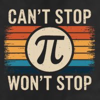 Retro Vintage Cant Stop Pi Wont Stop Pi Day Math Teachers Trucker Hat
