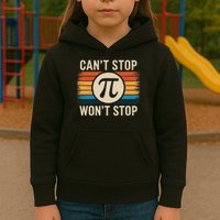 Retro Vintage Cant Stop Pi Wont Stop Pi Day Math Teachers Kids Hoodie