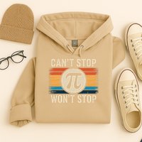 Retro Vintage Cant Stop Pi Wont Stop Pi Day Math Teachers Hoodie