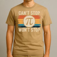 Retro Vintage Cant Stop Pi Wont Stop Pi Day Math Teachers T-Shirt