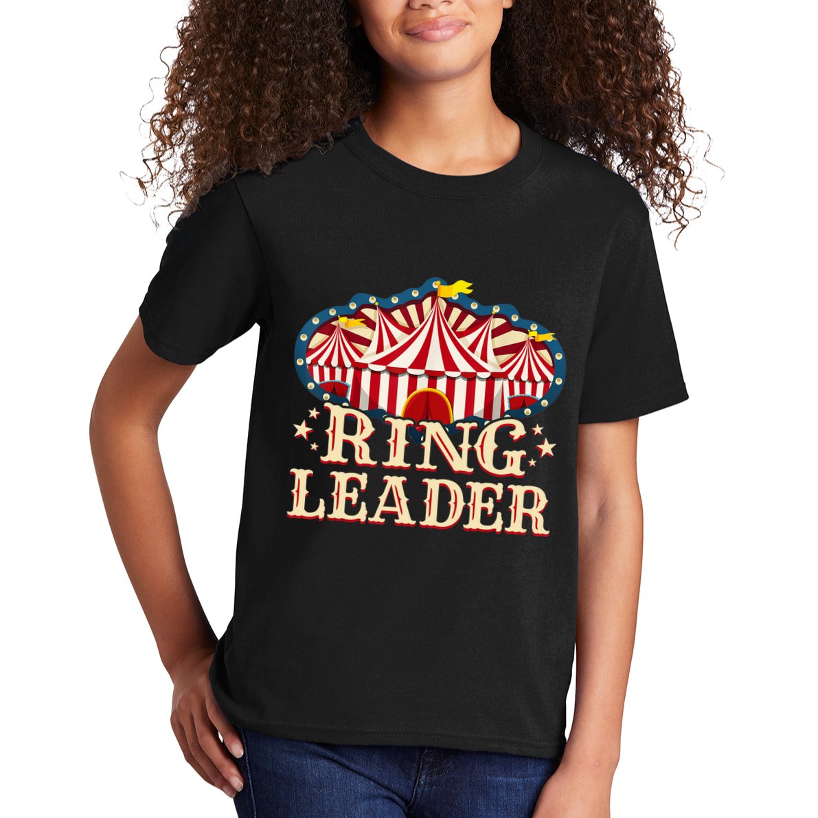 Ringleader - Vintage Circus Themed Birthday Party Kids T-Shirt
