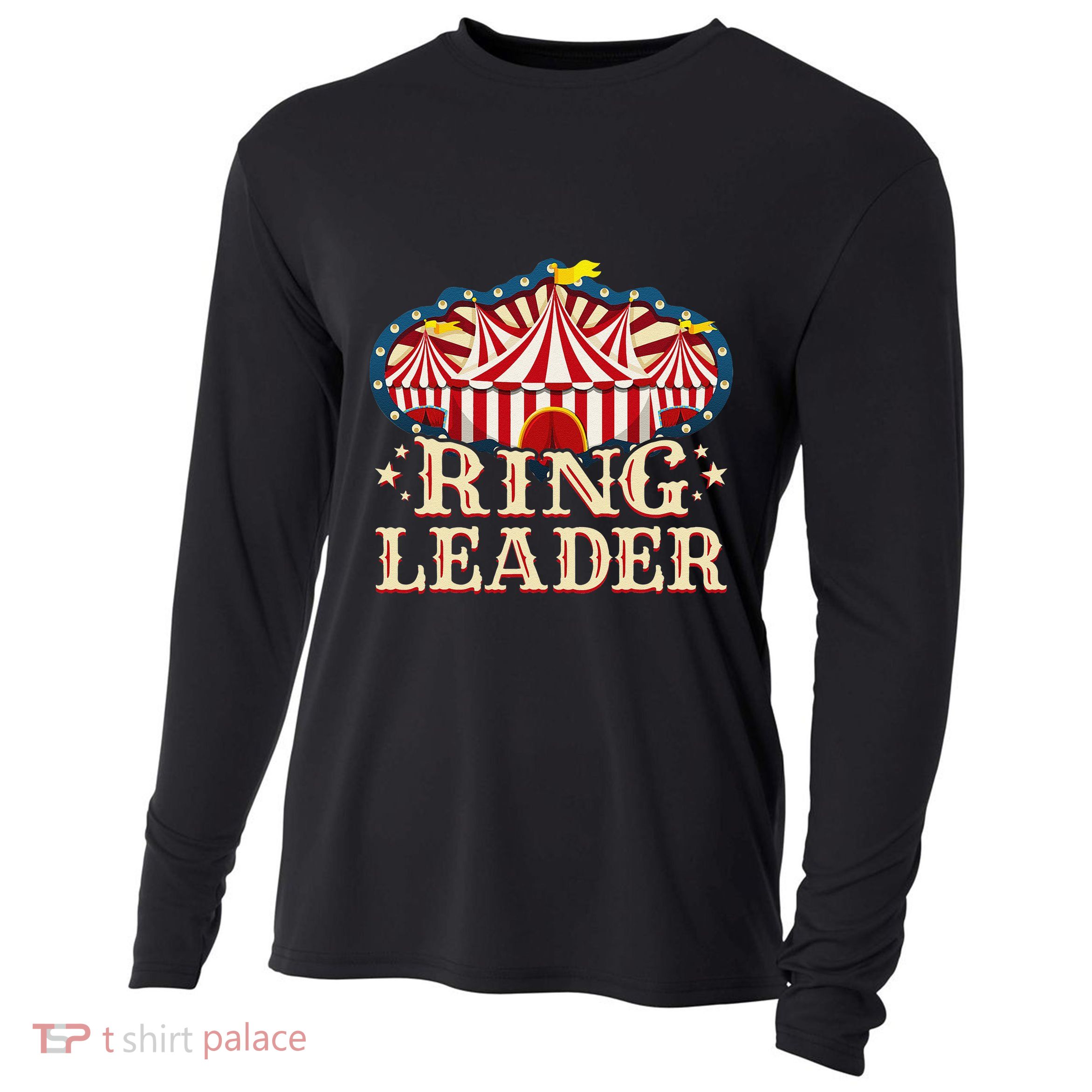 Ringleader Vintage Circus Themed Birthday Party Cooling Performance Long Sleeve Crew