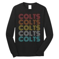 Retro Vintage Colts Long Sleeve Shirt