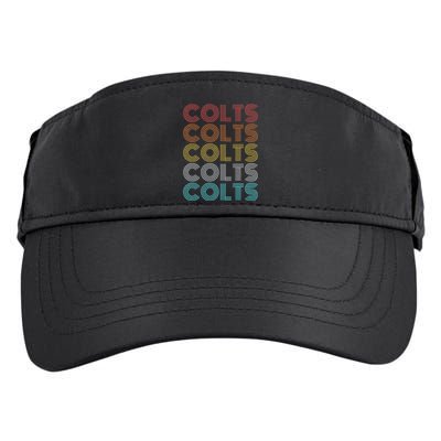 Retro Vintage Colts Adult Drive Performance Visor