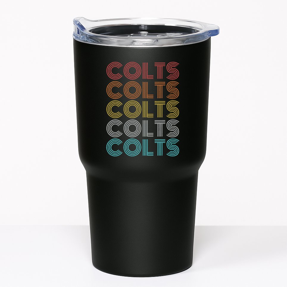 Retro Vintage Colts Tumbler