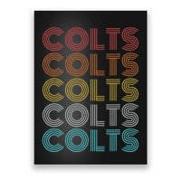 Retro Vintage Colts Poster