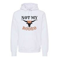 Retro Vintage Classic Country Music Not My First Rodeo Premium Hoodie