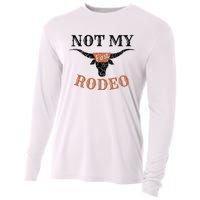 Retro Vintage Classic Country Music Not My First Rodeo Cooling Performance Long Sleeve Crew