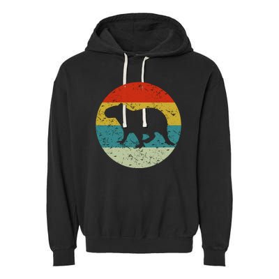 Retro Vintage Capybara Garment-Dyed Fleece Hoodie