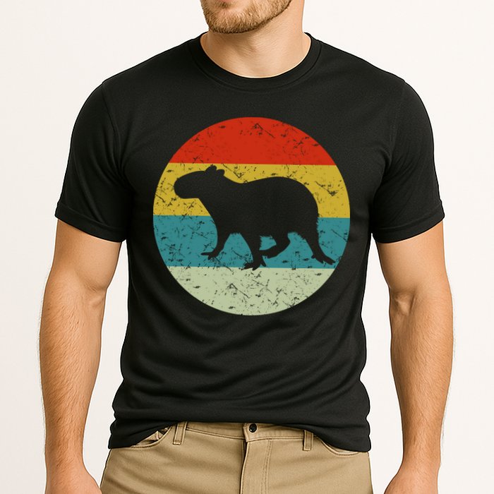 Retro Vintage Capybara Performance Shirt