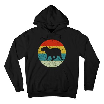 Retro Vintage Capybara Hoodie