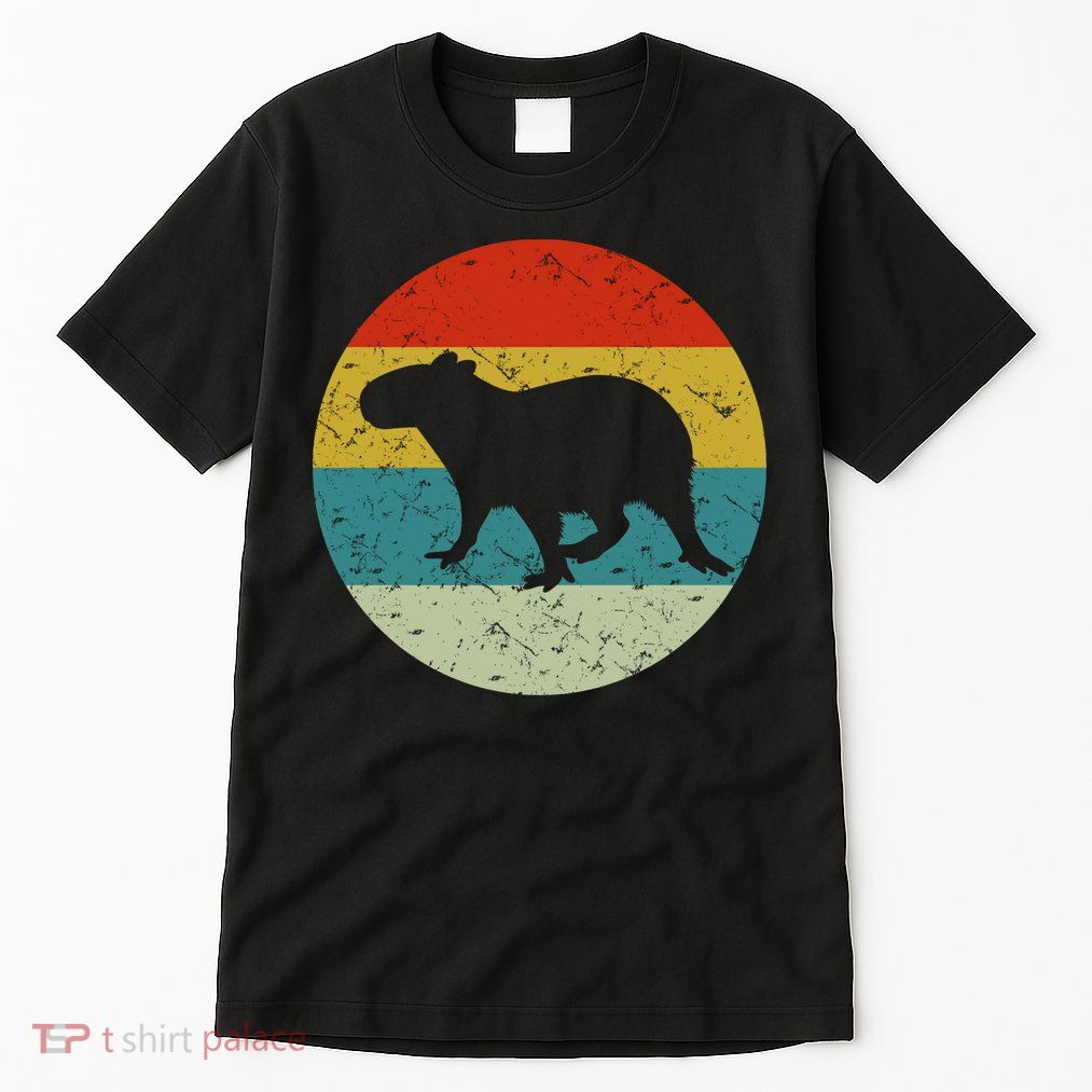 Retro Vintage Capybara Tall T-Shirt