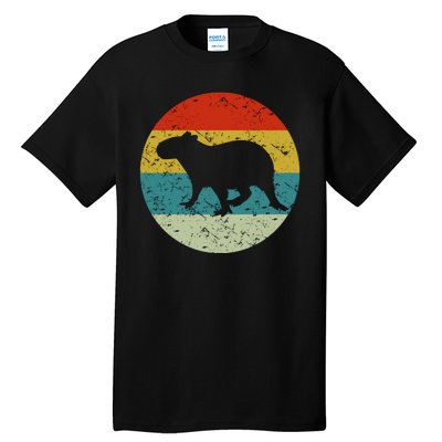 Retro Vintage Capybara Tall T-Shirt