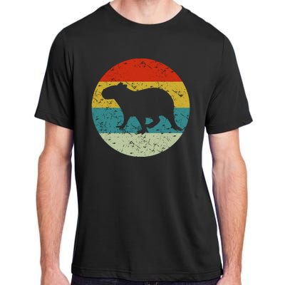 Retro Vintage Capybara Adult ChromaSoft Performance T-Shirt