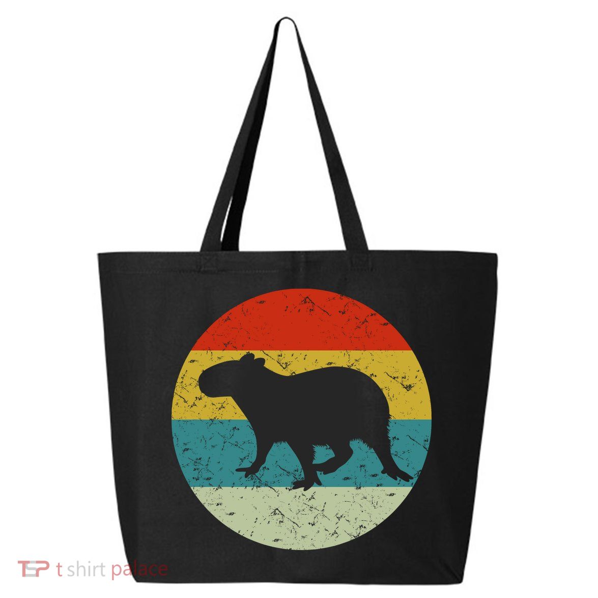 Retro Vintage Capybara 25L Jumbo Tote