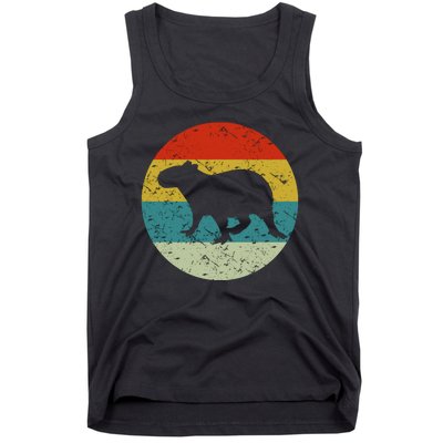 Retro Vintage Capybara Tank Top