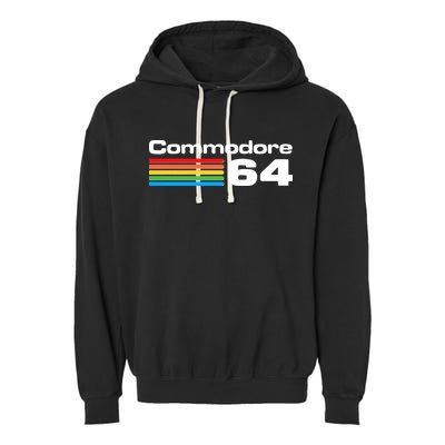 Retro Vintage Commodore Computer Logo Garment-Dyed Fleece Hoodie