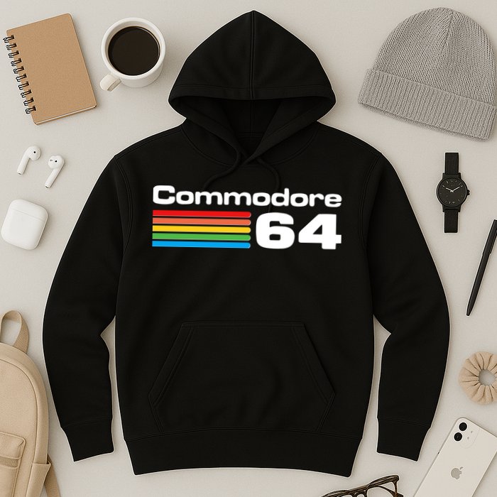 Retro Vintage Commodore Computer Logo Hoodie