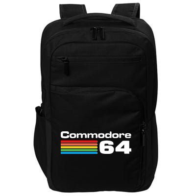 Retro Vintage Commodore Computer Logo Impact Tech Backpack