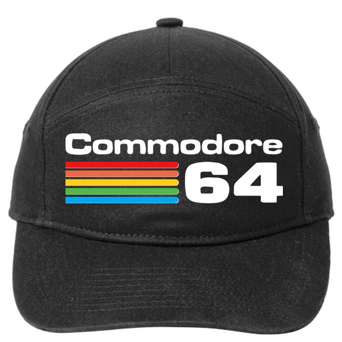 Retro Vintage Commodore Computer Logo 7-Panel Snapback Hat