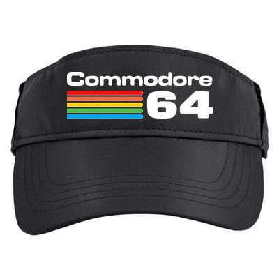 Retro Vintage Commodore Computer Logo Adult Drive Performance Visor