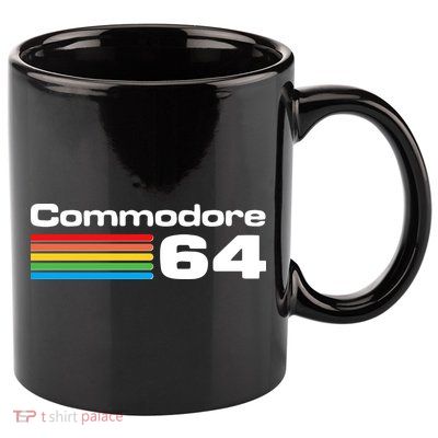 Retro Vintage Commodore Computer Logo 11oz C Handle Ceramic Mug