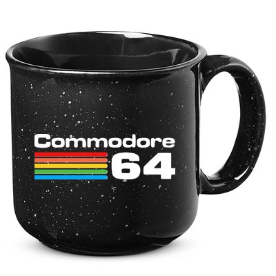 Retro Vintage Commodore Computer Logo 15oz Campfire Ceramic Mug