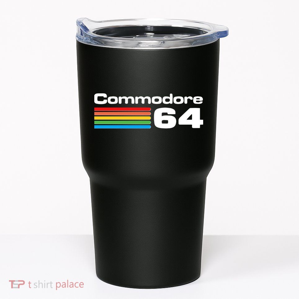 Retro Vintage Commodore Computer Logo Tumbler