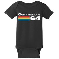 Retro Vintage Commodore Computer Logo Baby Bodysuit