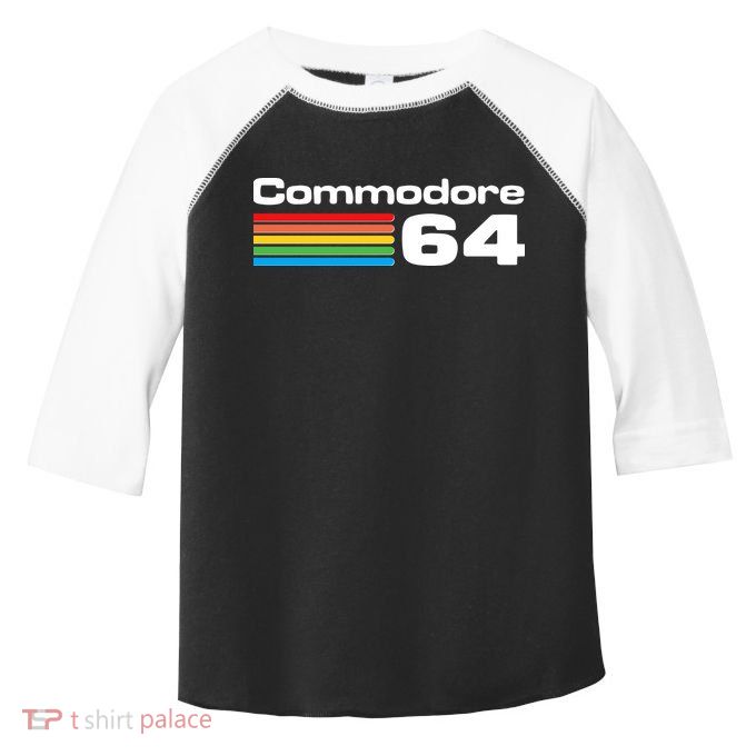 Retro Vintage Commodore Computer Logo Toddler Fine Jersey T-Shirt